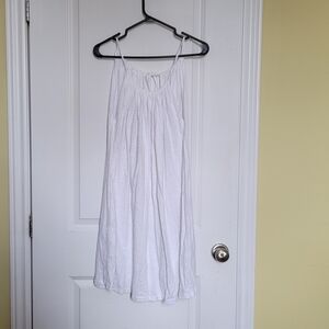 Mersea dress sailor slub tee dress beach swim cover up summer coastal boho white